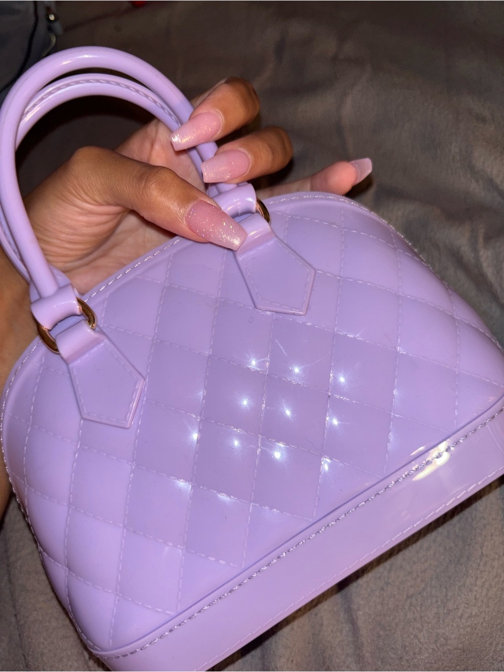 Lavender jelly Handbag - - Picture 2 of 4